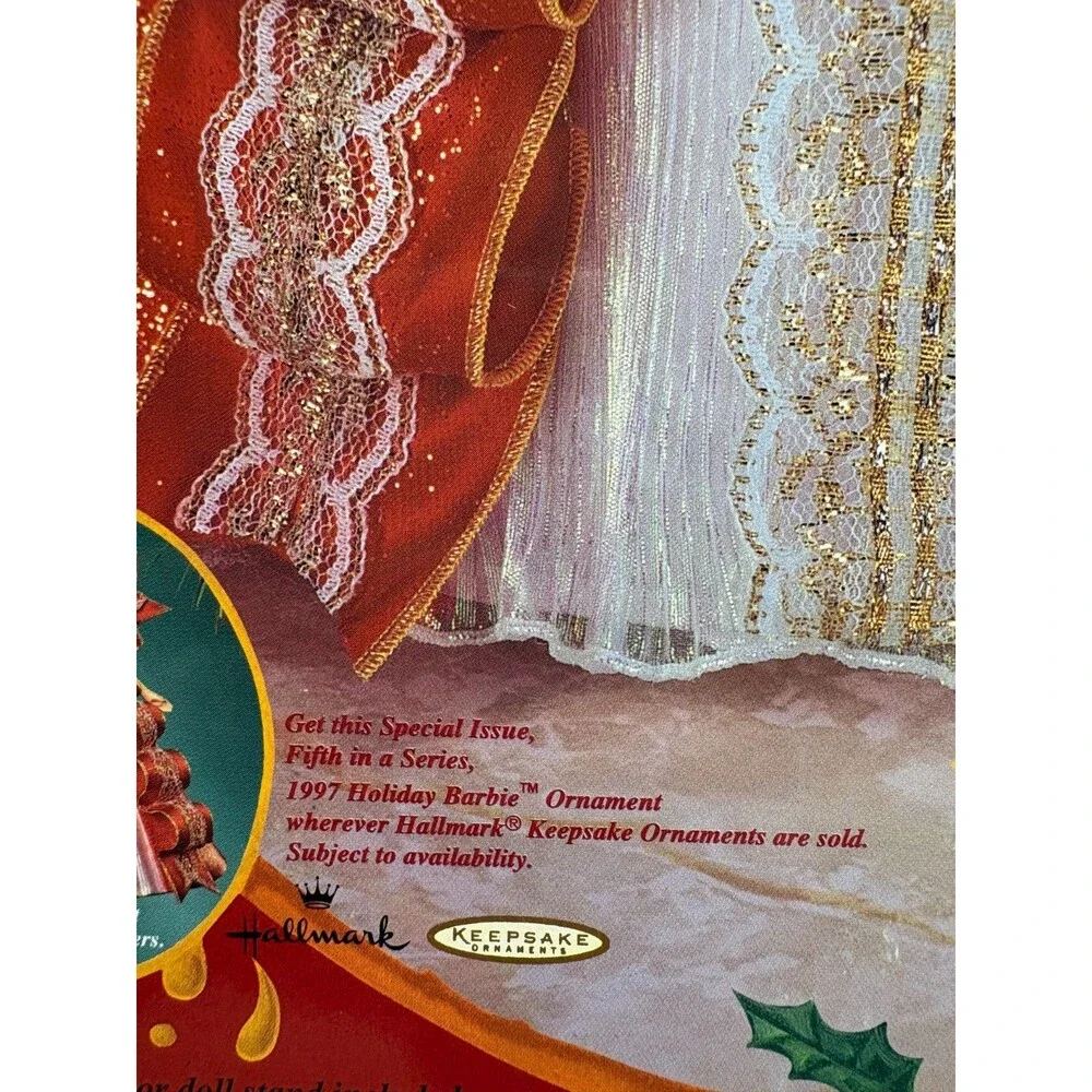 1997 Happy Holidays Barbie Special Edition 10Th Anniversary
